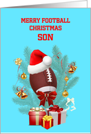 Son Football Christmas card