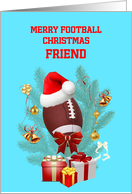 Friend Football Christmas card