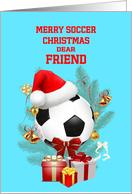Friend Soccer Christmas card