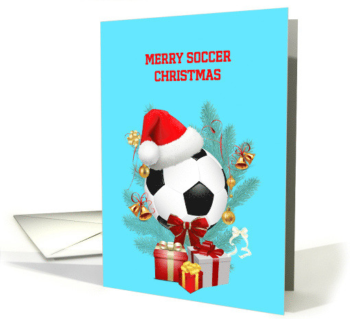 Merry Soccer Christmas card (1844374)