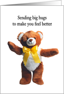 Teddy Bear Hugs card