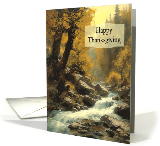 Thanksgiving Forest and Stream card (1863644)