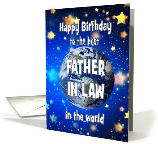 Best Father in Law In The World Birthday card (1881444)