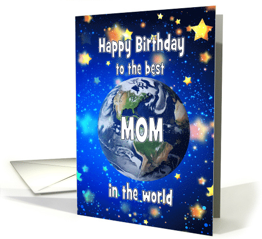 Best Mom In The World Birthday card (1881454)