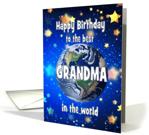 Best Grandma In The World Birthday card (1881464)