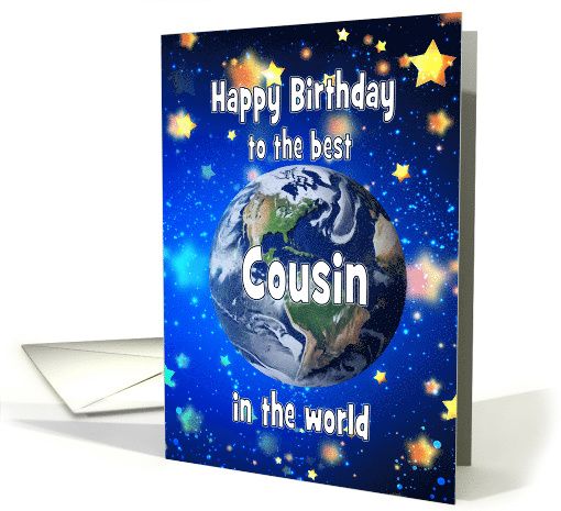 Best Cousin In The World Birthday card (1881482)