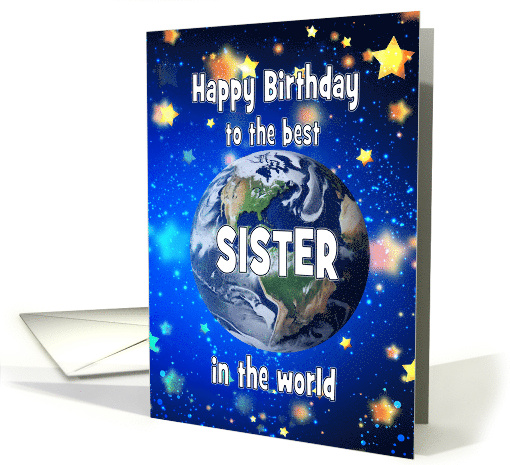 Best Sister In The World Birthday card (1881490)