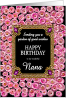 Nana Birthday Pink Daisies card