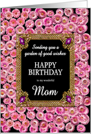 Mom Birthday Pink Daisies card
