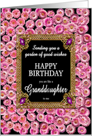 Like a Granddaughter To Me Birthday Pink Daisies card