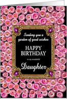 Daughter Birthday Pink Daisies card