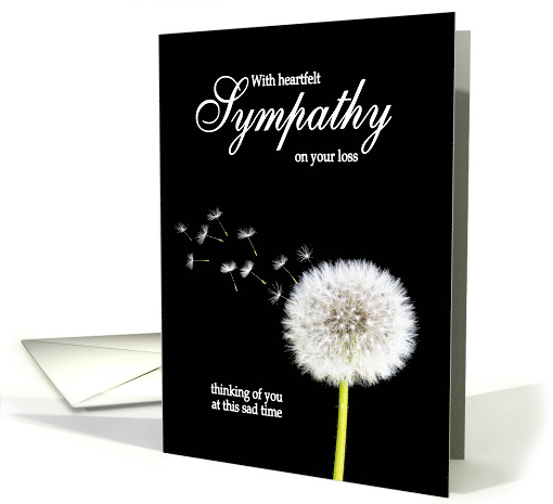Sympathy Dandelion Clock card (1890082)