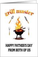 Grill Master from Both Of Us Fathers Day card