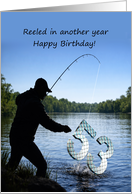 53rd Birthday Fisherman card