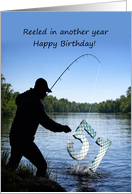 51st Birthday Fisherman card