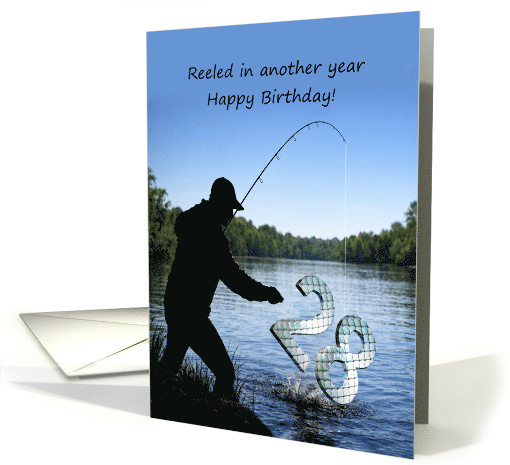 28th Birthday Fisherman card (1969356)