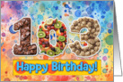 103 Years Old Happy Birthday Cake card