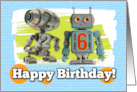 26 Years Old Happy Birthday Robots card