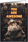 Thank You Steampunk Hamster card