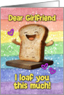 Girlfriend Happy Pride Loaf card