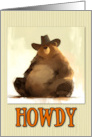 Howdy Country Bear card