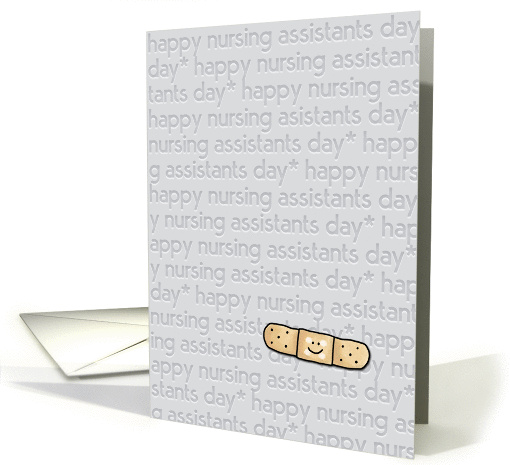 Adhesive Bandage - Nursing Assistants Day card (1361410)