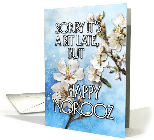 Happy Norooz Almond Blossom Belated card (1767510)