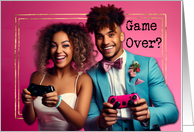 Congratulations to Gaming Newly Weds card