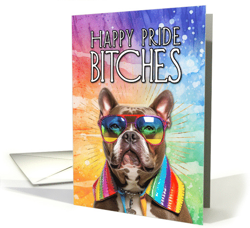 Happy Bride Bitches American Bully card (1771488)