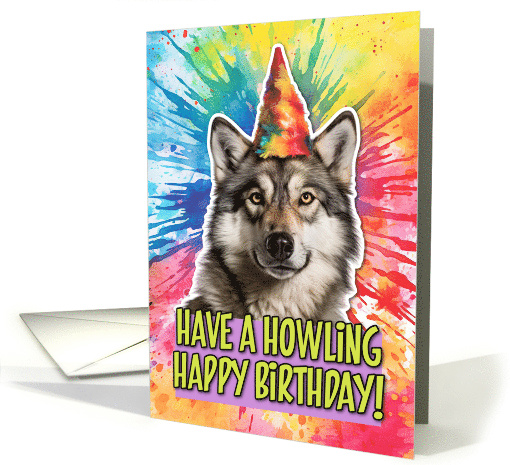 Happy Birthday Wolf card (1771988)