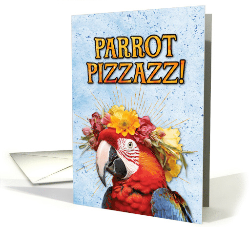 Congratulations New Pet Red Macaw card (1772220)