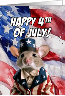 Happy 4th of July Mouse card