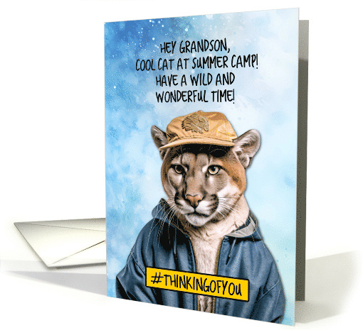 Grandson Summer Camp Cougar card (1774580)