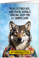 Step Brother Summer Camp Wolf card