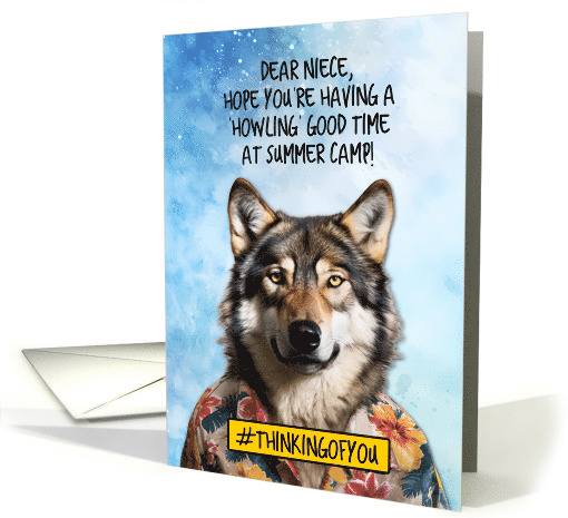 Niece Summer Camp Wolf card (1774696)