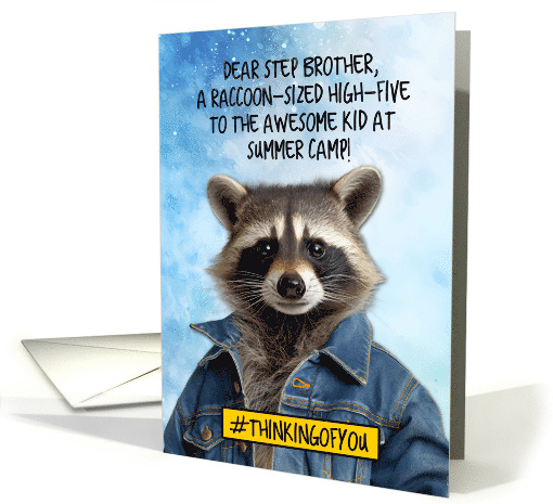 Step Brother Summer Camp Raccoon card (1774744)
