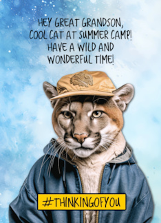 Great Grandson Summer Camp Cougar