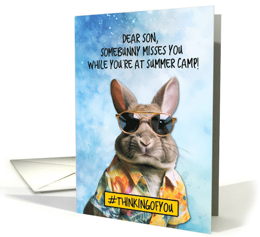 Son Summer Camp Bunny card (1774830)