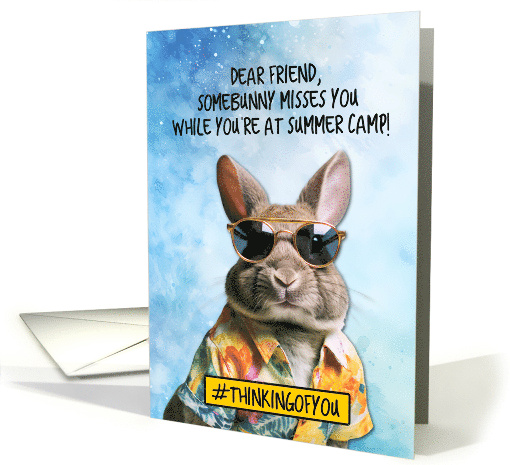 Friend Summer Camp Bunny card (1774858)