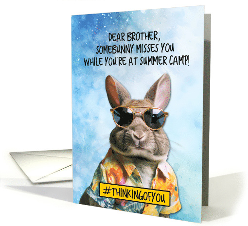 Brother Summer Camp Bunny card (1774868)