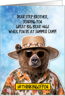 Step Brother Summer Camp Bear Hugs card
