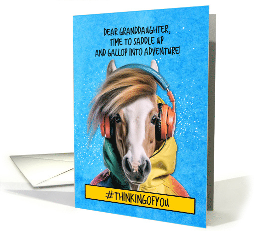 Granddaughter Equestrian Camp Headphones Pony card (1775122)
