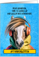 Grandson Equestrian Camp Headphones Pony card