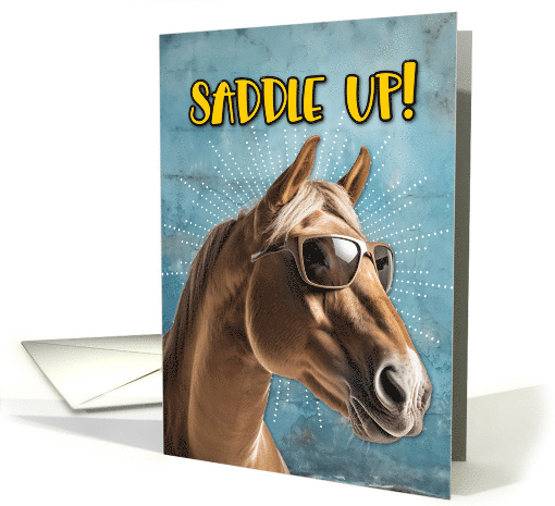 Saddle Up Equestrian Camp Sunglasses Horse card (1775220)