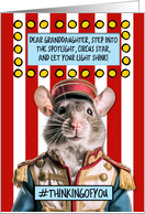 Granddaughter Circus Camp Rat card