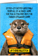 From All of Us Junior Lifeguard Camp Otter card