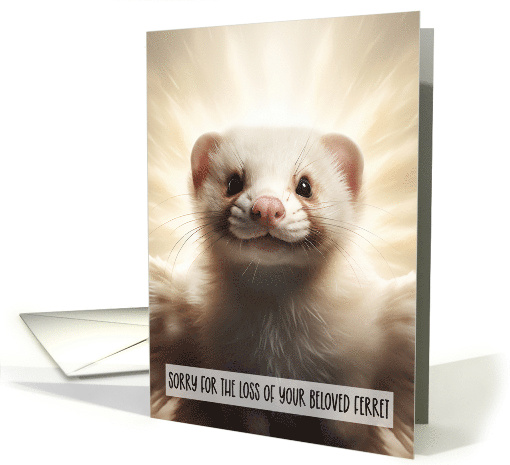 Pet Ferret Condolences card (1776198)