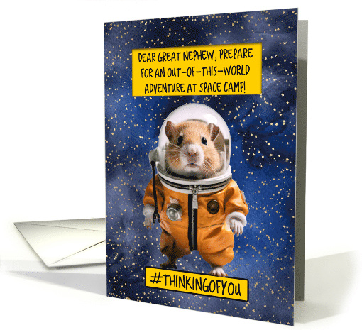 Great Nephew Space Camp Hamster card (1779478)