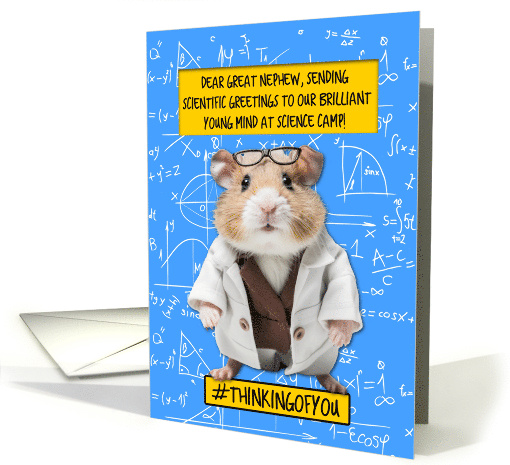 Great Nephew Science Camp Hamster card (1779590)
