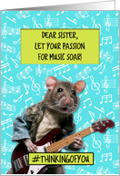 Sister Music Camp Rat card